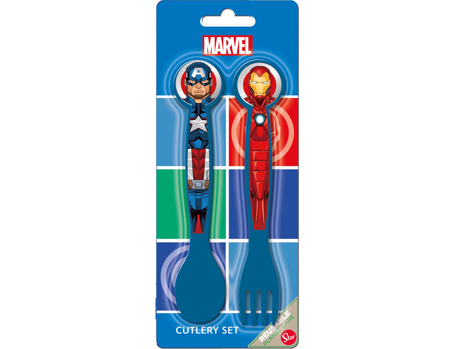 AVENGERS SET 2 POSATE PP IN POLYBAG